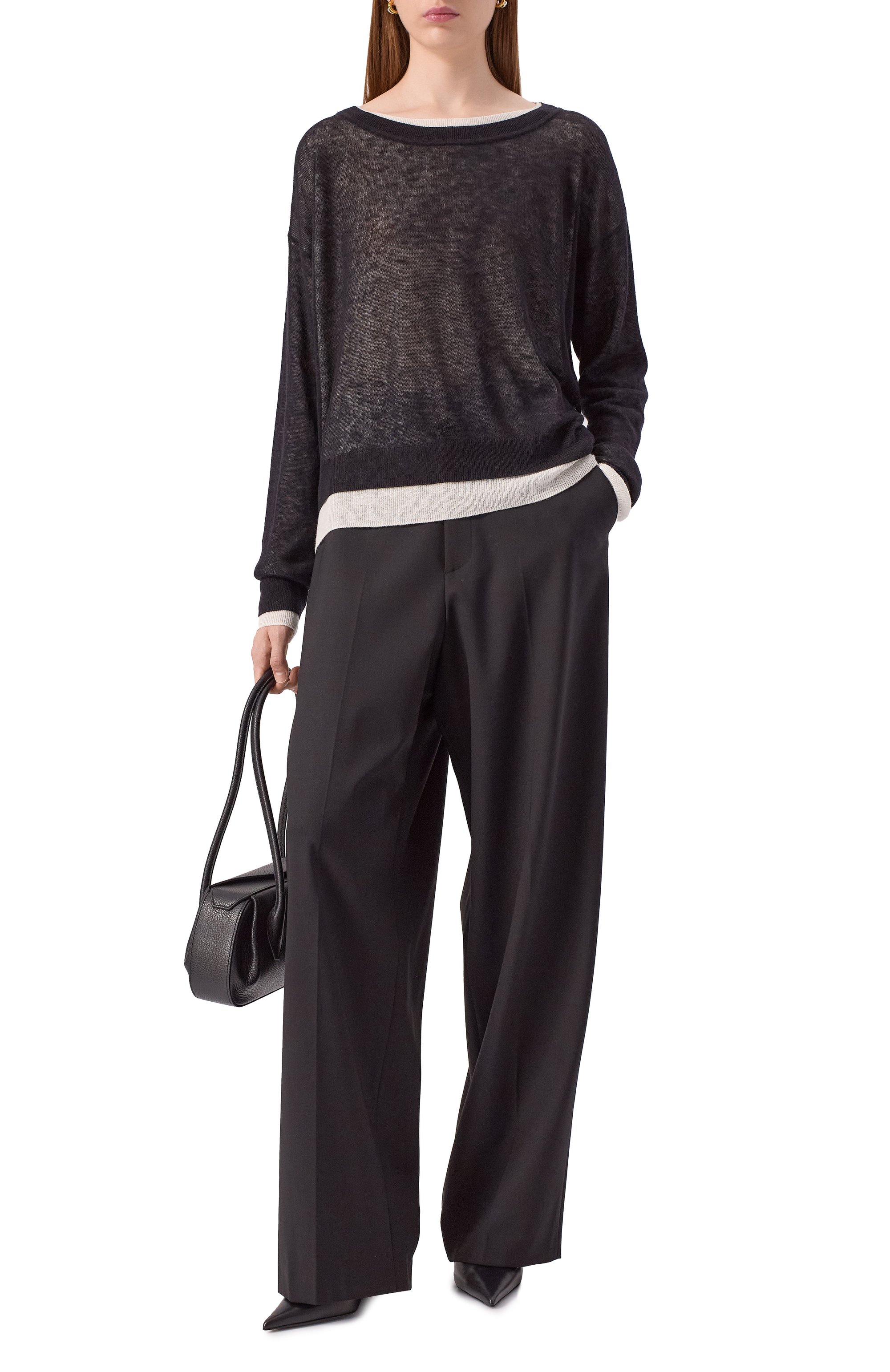 Шерстяной пуловер BOSS, арт. 50542875, фото 2