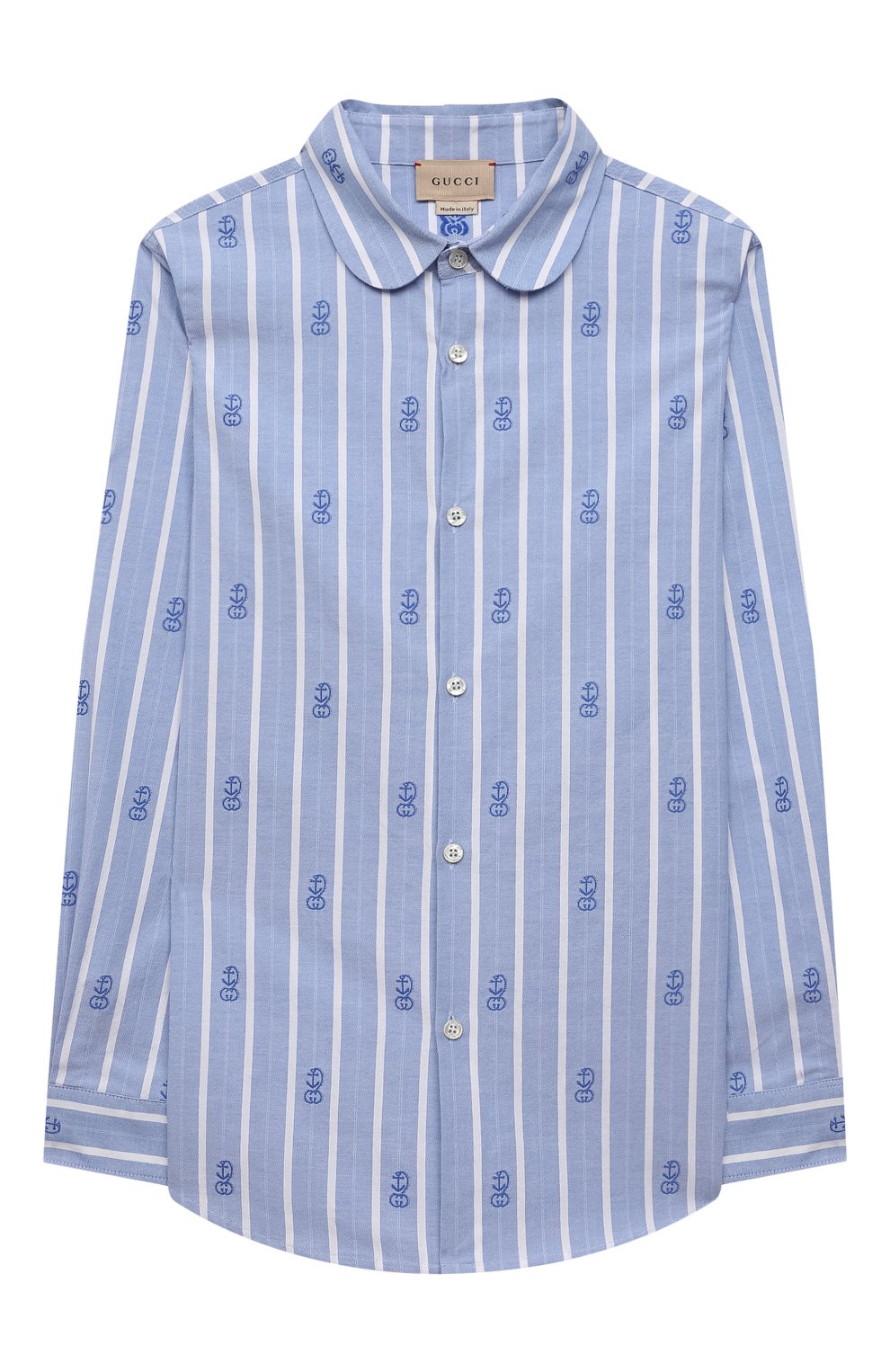 Хлопковая рубашка GUCCI, арт. 645029/XWAMX, фото 1