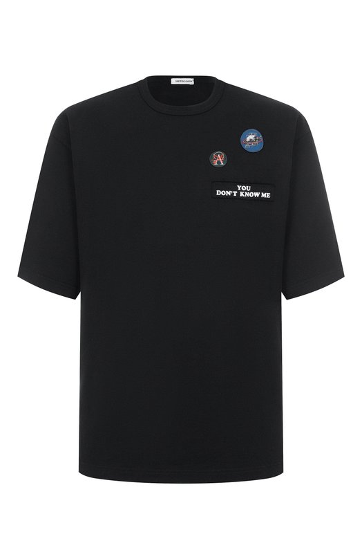 Хлопковая футболка Undercover UP2E4812 Чёрный UP2E4812