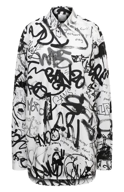 Женская хлопковая рубашка VETEMENTS, арт. UE51SH900B 1008/W