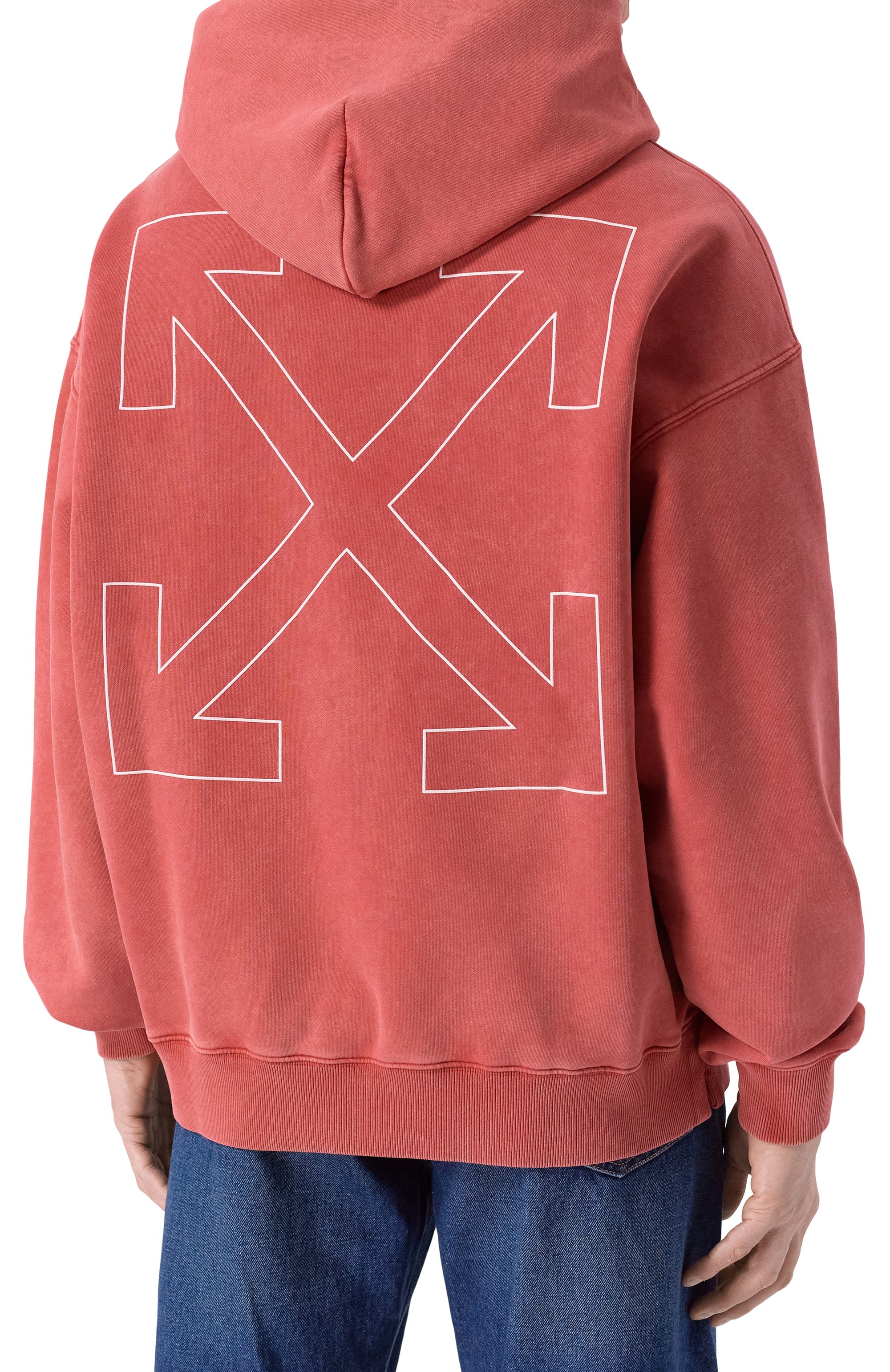 Хлопковое худи OFF-WHITE, арт. 0MBB085F25FLE00K, фото 4