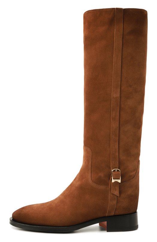 Замшевые сапоги Santoni WSHG71084BJ2NHSY Коричневый  WSHG71084BJ2NHSY Фото 4