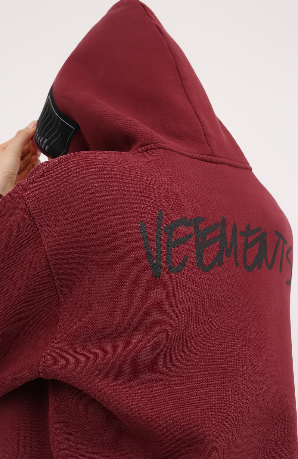 Хлопковое худи VETEMENTS, арт. UAH21TR630 1601/W, фото 5