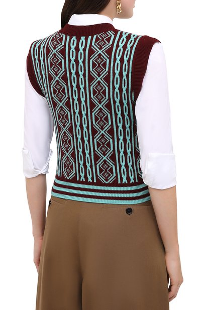 Шерстяной жилет DRIES VAN NOTEN, арт. 202-31201-1700, фото 4