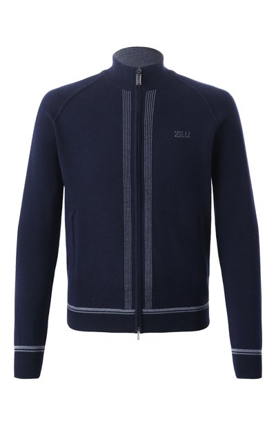 Мужской кардиган из шерсти и шелка ZILLI, арт. JSS001M0242VLSP00