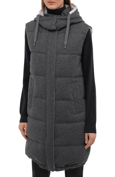 Пуховый жилет BRUNELLO CUCINELLI, арт. M012T9552P, фото 3