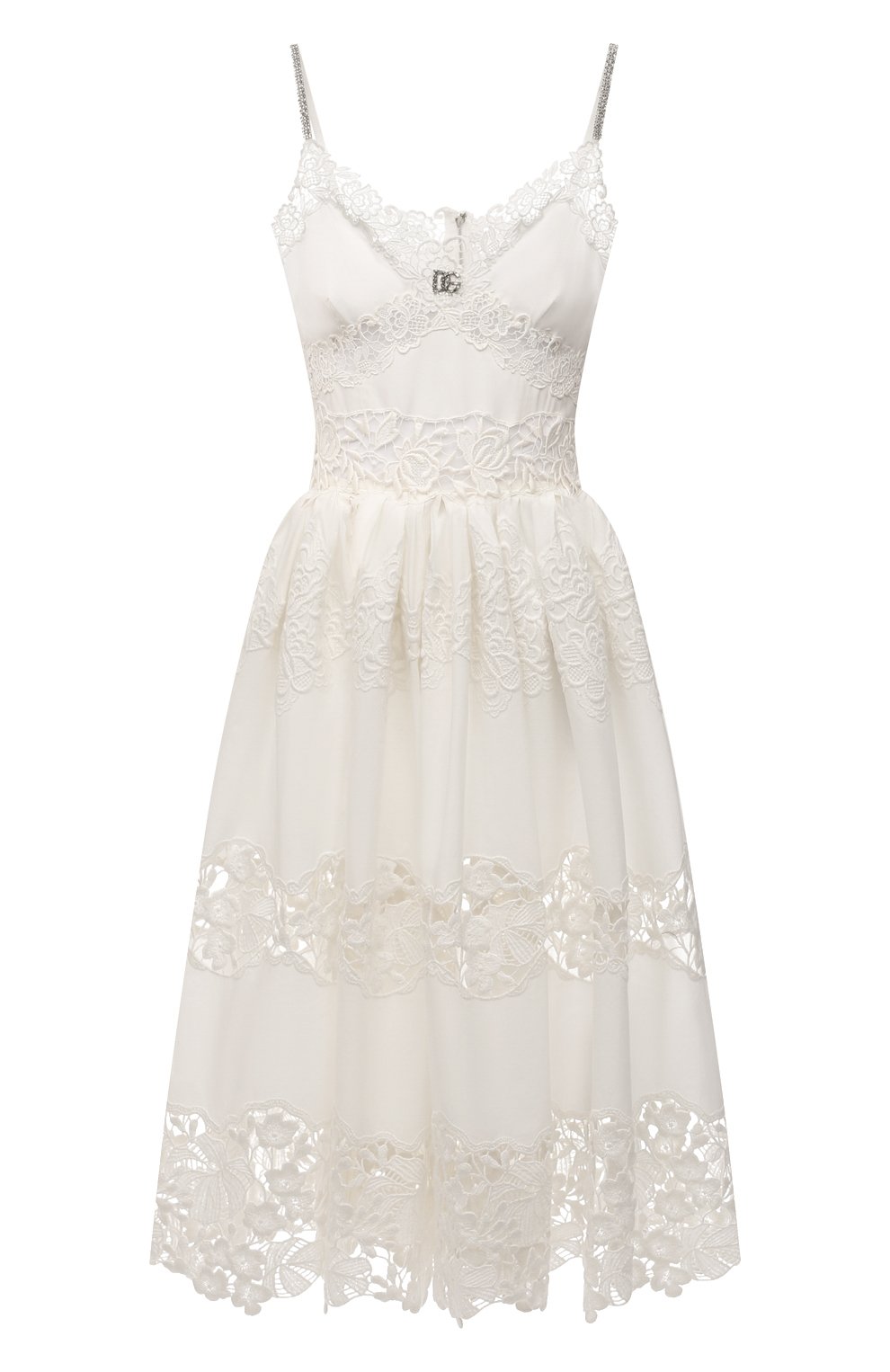 Хлопковое платье DOLCE & GABBANA, арт. F6ZR1Z/FGMFE, фото 1