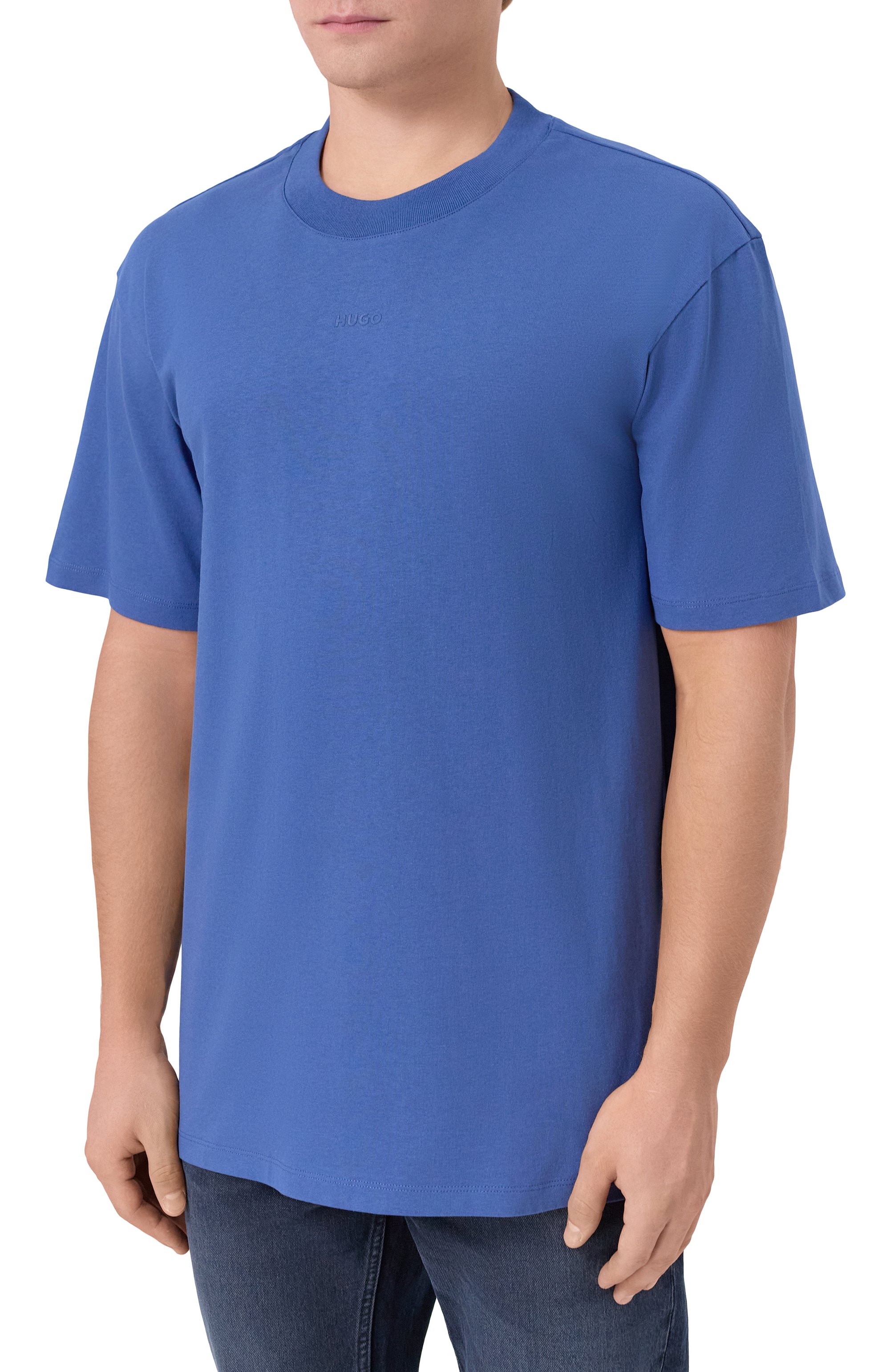 Хлопковая футболка HUGO, арт. 50488330, фото 3