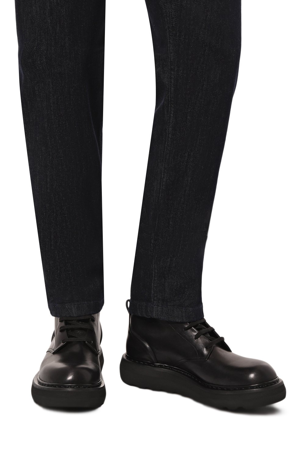 Кожаные ботинки PREMIATA черного цвета по цене 75700 руб., арт. 32215/DEC0, фото 3 Кожаные ботинки PREMIATA, арт. 32215/DEC0, фото 3