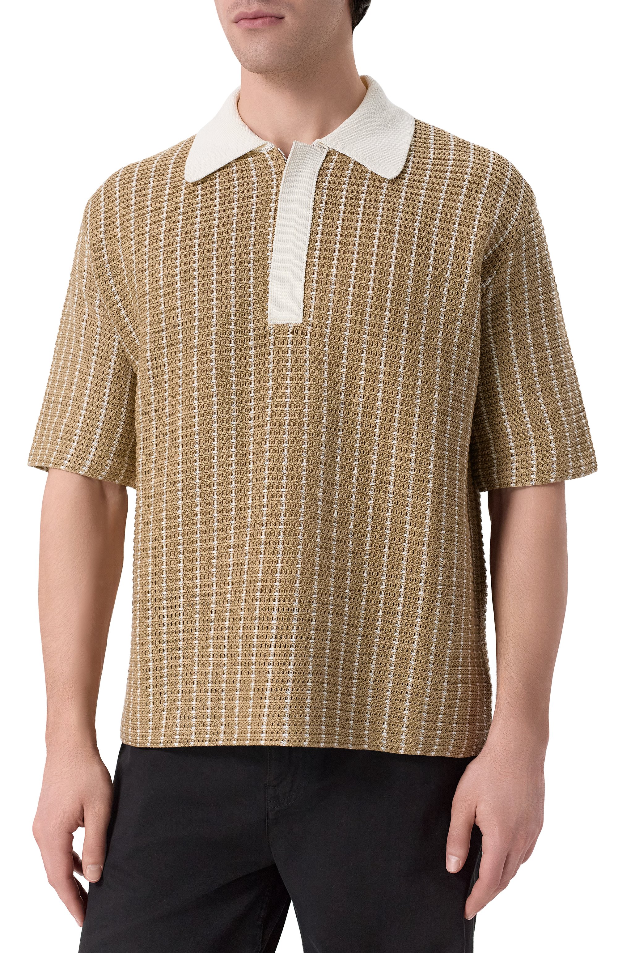 Хлопковое поло JIL SANDER бежевого цвета по цене 171500 руб., арт. J22GL0131/J15467, фото 3 Хлопковое поло JIL SANDER, арт. J22GL0131/J15467, фото 3