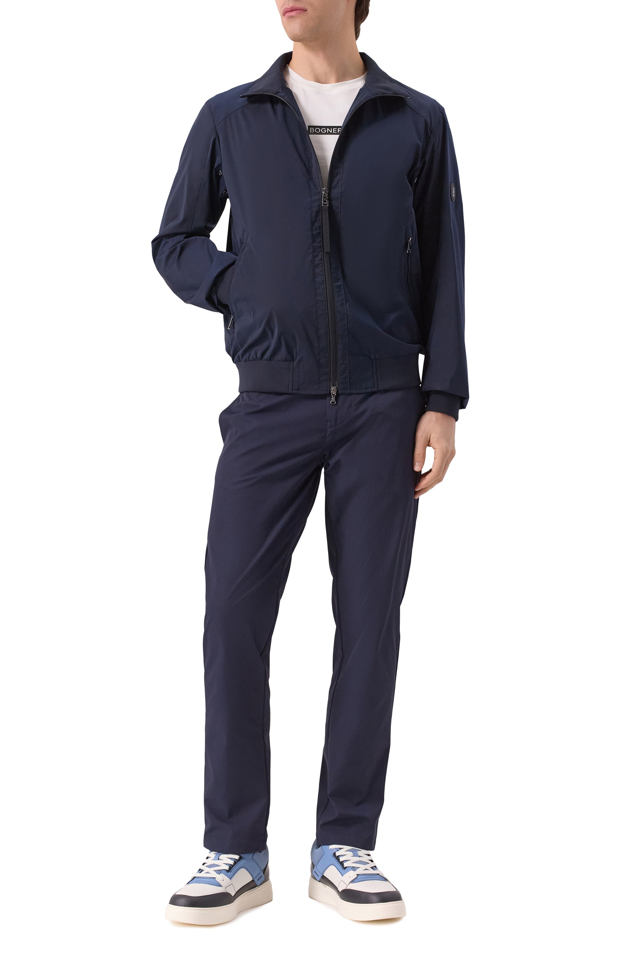 Бомбер BOGNER темно-синего цвета по цене 50400 руб., арт. 38207825, фото 2 Бомбер BOGNER, арт. 38207825, фото 2