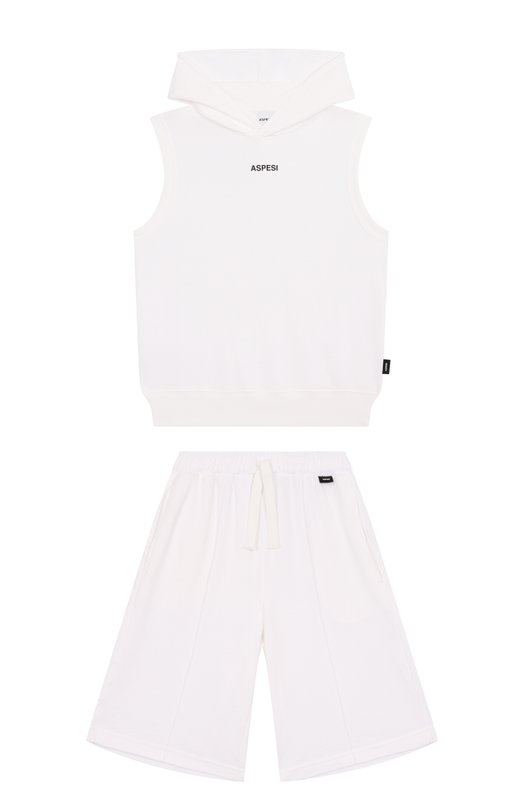 

Комплект из футболки и шорт Aspesi, Белый