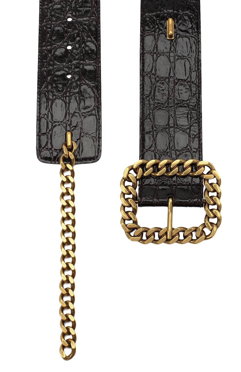 Кожаный ремень SAINT LAURENT, арт. 640570/1ZQ4W, фото 2