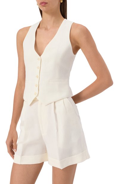 Льняной жилет FORTE DEI MARMI COUTURE, арт. 24SF1431, фото 3