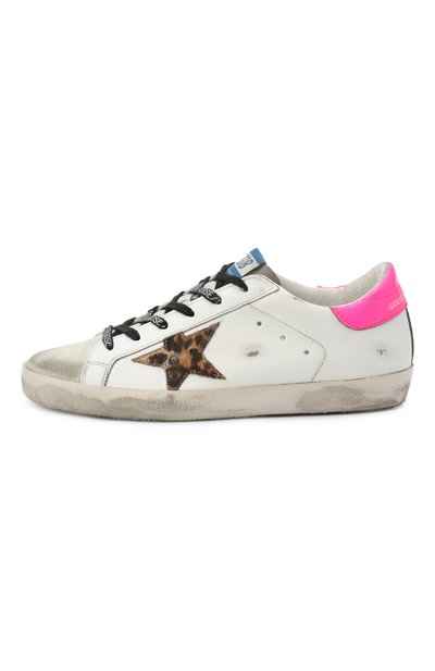Кожаные кеды superstar GOLDEN GOOSE DELUXE BRAND, арт. GWF00101.F000115, фото 3