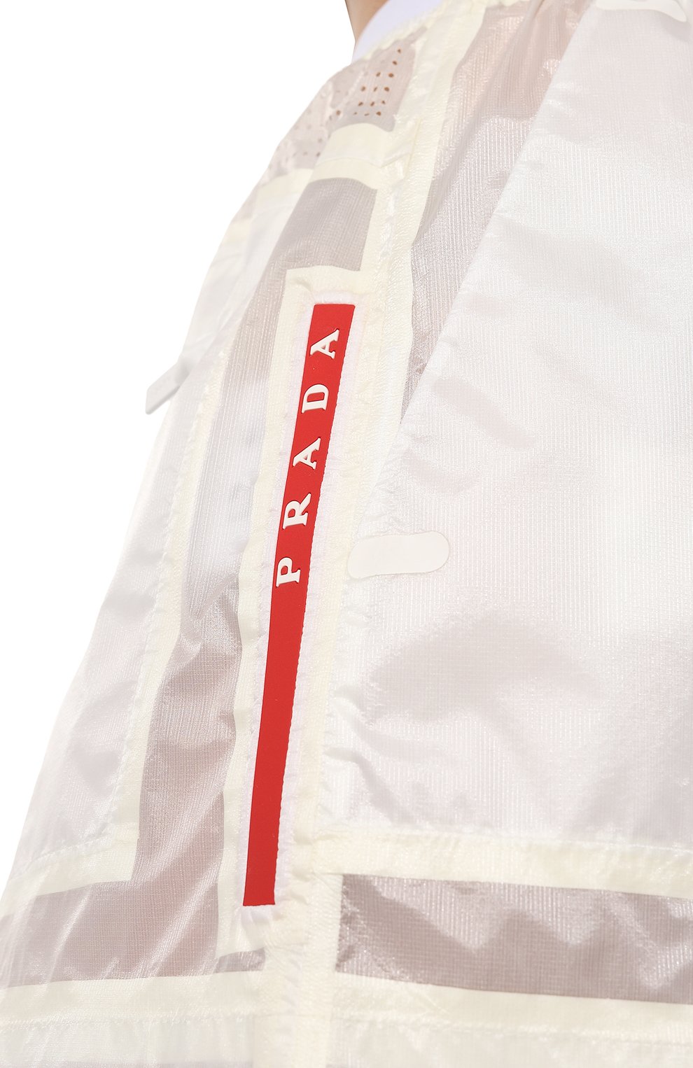 Шорты prada linea rossa PRADA молочного цвета по цене 110000 руб., арт. 22H849-1S0F-F0009-211, фото 5 Шорты prada linea rossa PRADA, арт. 22H849-1S0F-F0009-211, фото 5