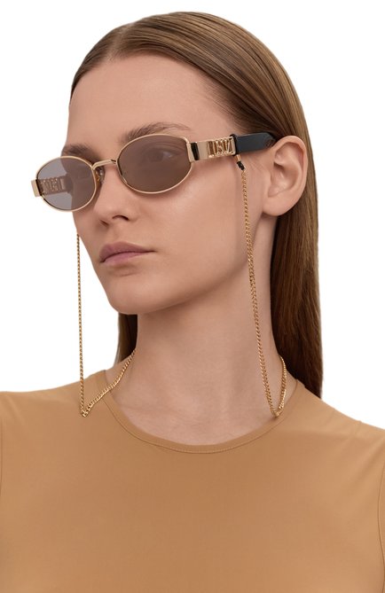 Женские солнцезащитные очки и цепочка DSQUARED2, арт. D20155/SE 000