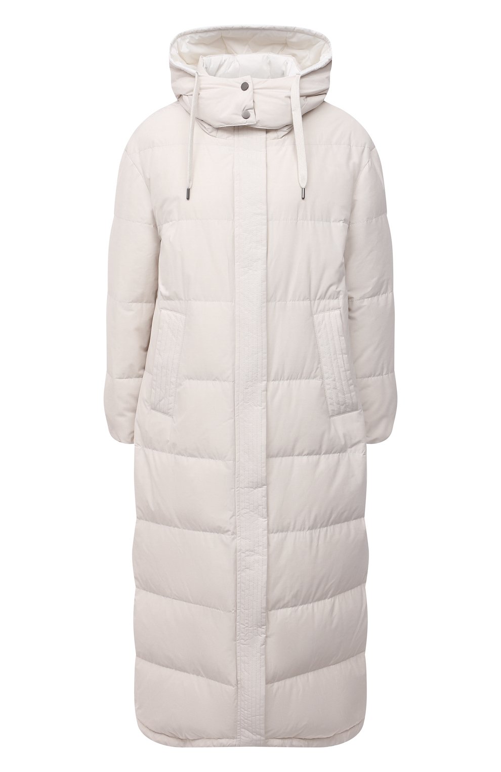 Пуховик BRUNELLO CUCINELLI кремового цвета по цене 562500 руб., арт. MB5749588, фото 1 Пуховик BRUNELLO CUCINELLI, арт. MB5749588, фото 1