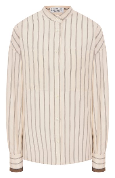 Женская рубашка из вискозы BRUNELLO CUCINELLI, арт. MH769RD626