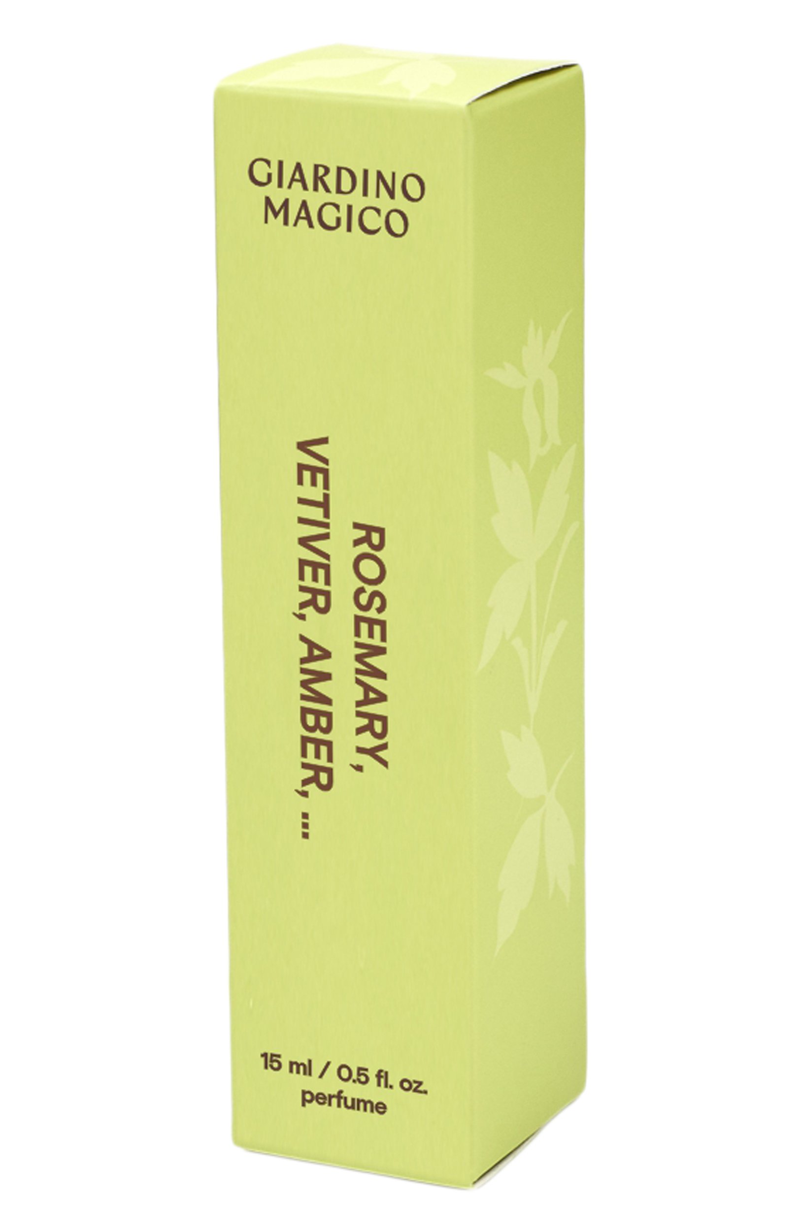 Концентрированные духи rosemary vetiver ambra (15ml) GIARDINO MAGICO бесцветного цвета по цене 3450 руб., арт. 4660222283658, фото 5 Концентрированные духи rosemary vetiver ambra (15ml) GIARDINO MAGICO, арт. 4660222283658, фото 5