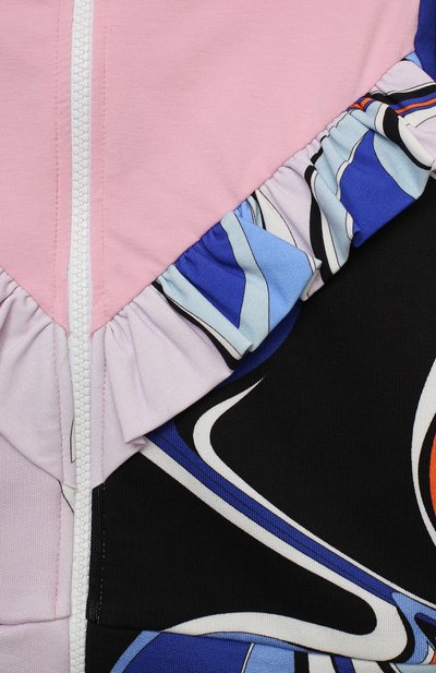 Хлопковая толстовка EMILIO PUCCI, арт. 9N4070/NE020/5-8, фото 3