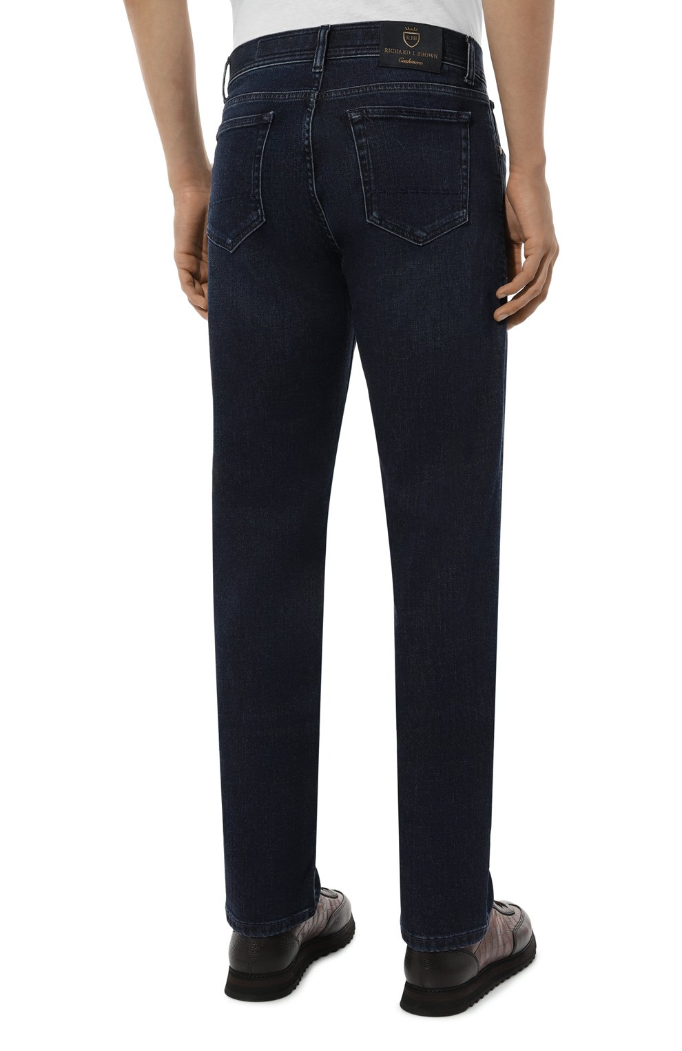 Джинсы RICHARD J. BROWN темно-синего цвета по цене 69950 руб., арт. R0MA RZ/T201/W549, фото 4 Джинсы RICHARD J. BROWN, арт. R0MA RZ/T201/W549, фото 4