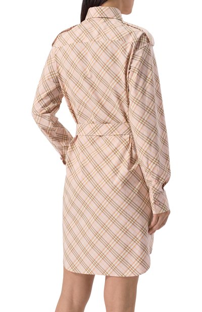Хлопковое платье BURBERRY, арт. 8104976, фото 4