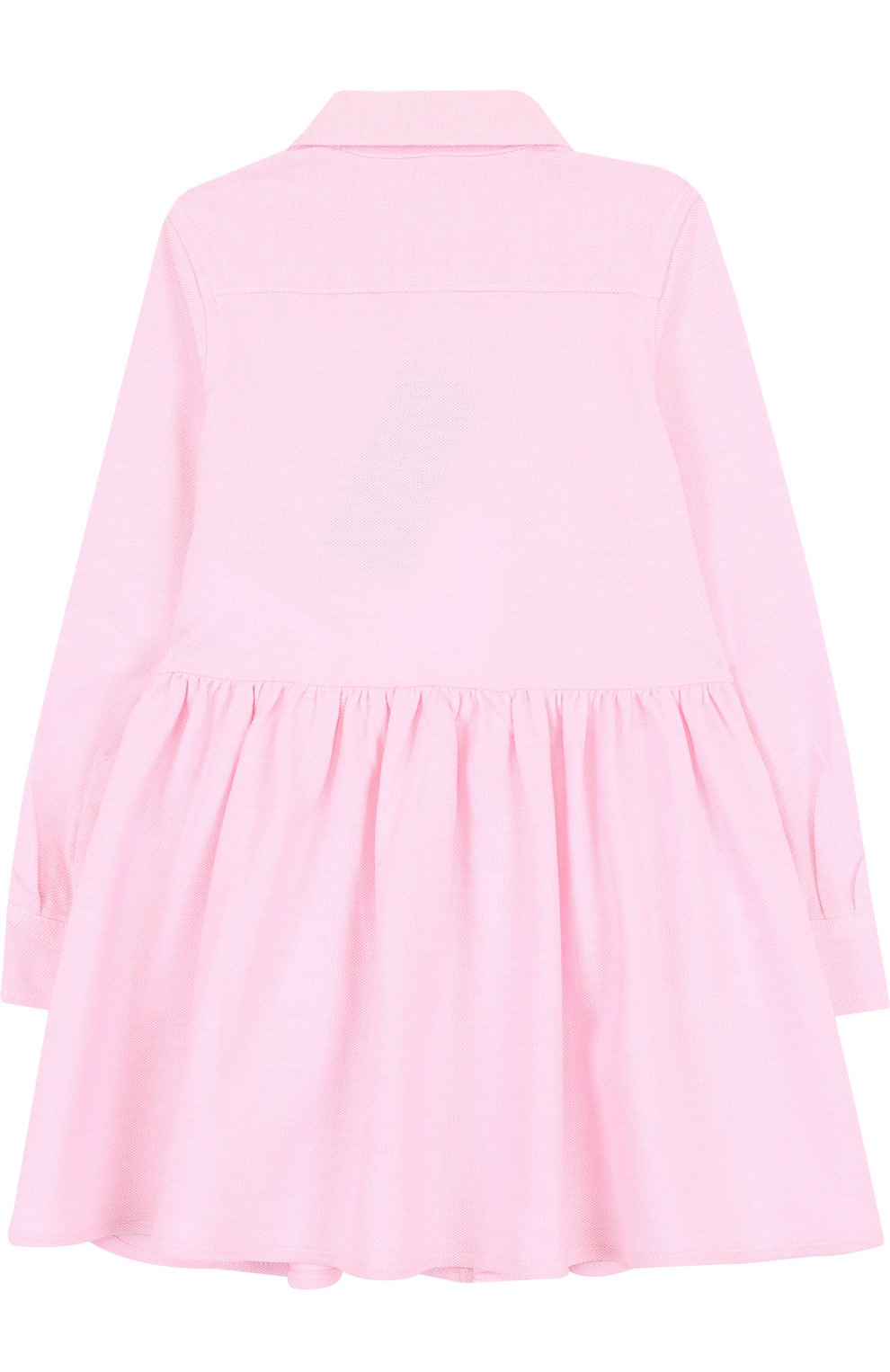 Хлопковое платье-рубашка с воротником button down POLO RALPH LAUREN, арт. 312698765, фото 2