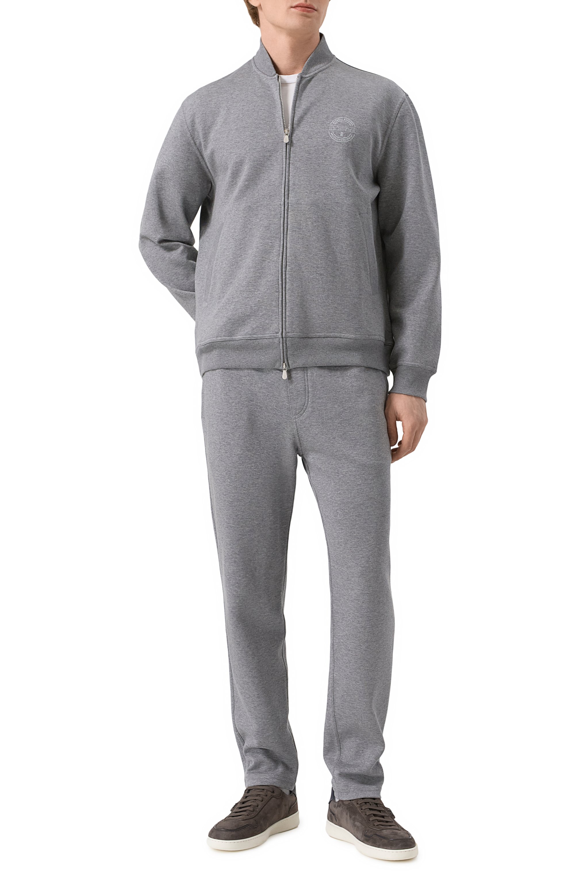 Толстовка из хлопка и кашемира BRUNELLO CUCINELLI, арт. MM8319037G, фото 2