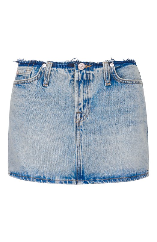 Джинсовая юбка 7 For All Mankind 7UY90E35-3BX Голубой 7UY90E35-3BX