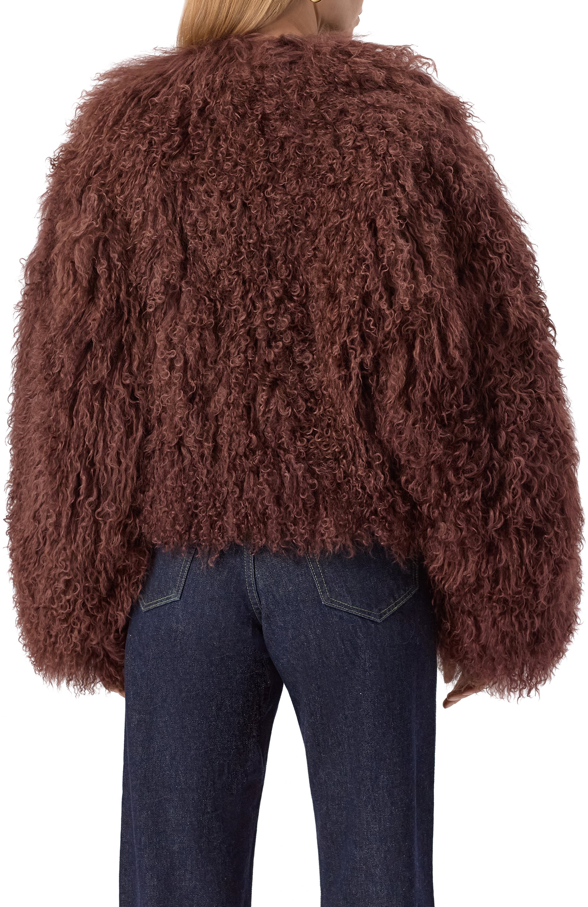 Шуба из козы HALFBOY, арт. HF251WL015, фото 4