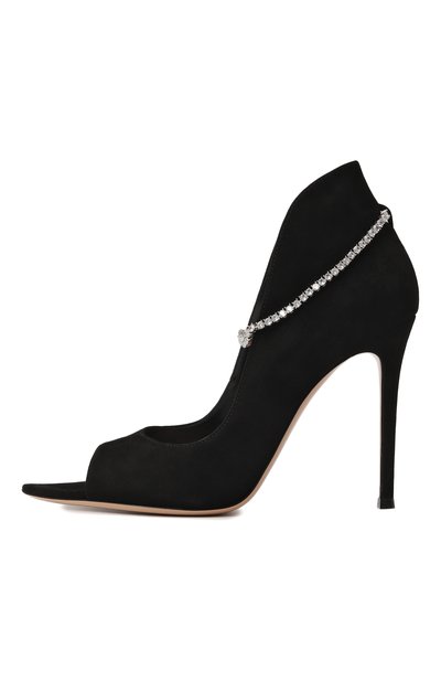 Замшевые туфли GIANVITO ROSSI, арт. G50649.15RIC.CAMNER0, фото 4