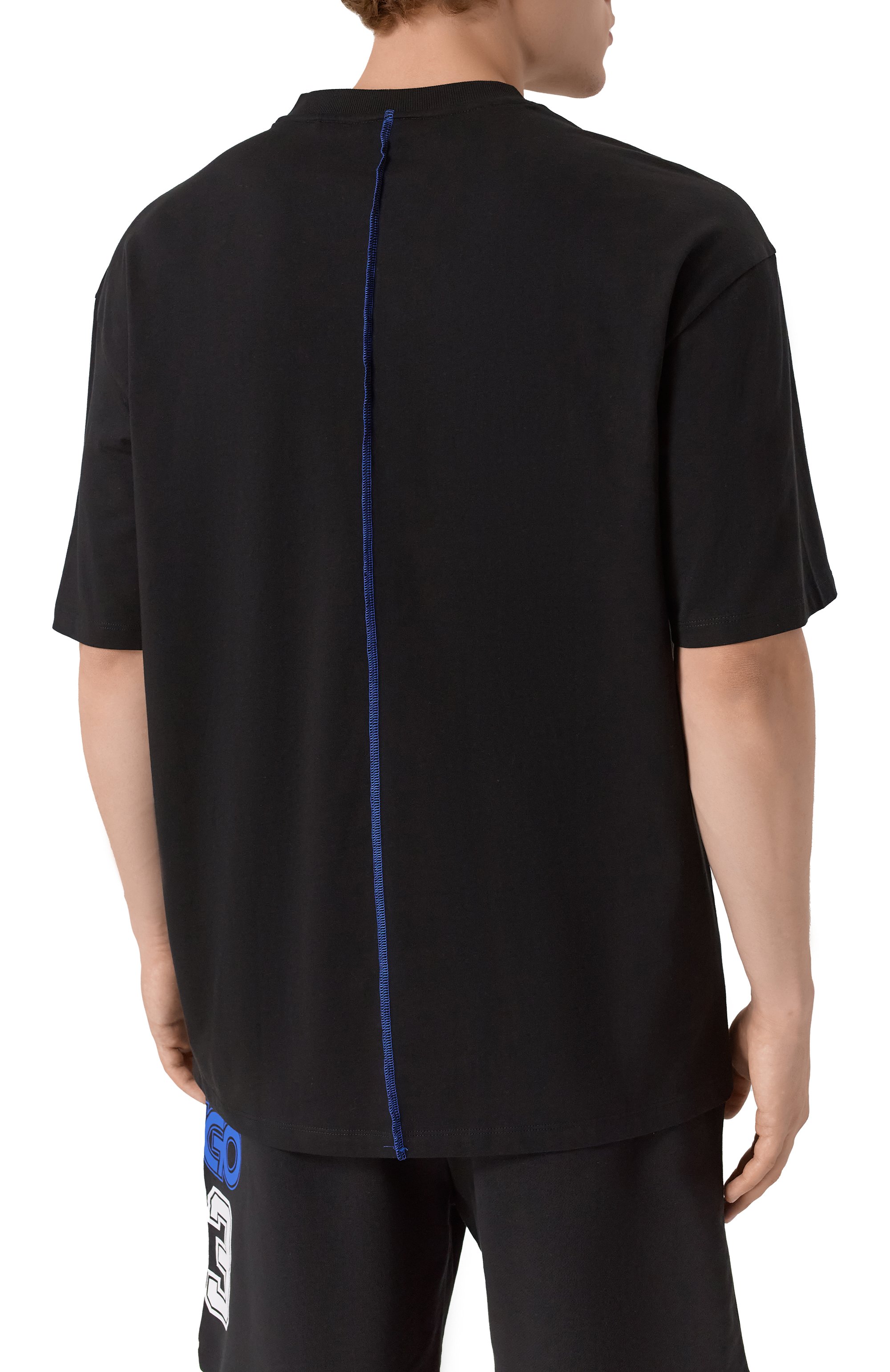 Хлопковая футболка HUGO BLUE, арт. 50544182, фото 4