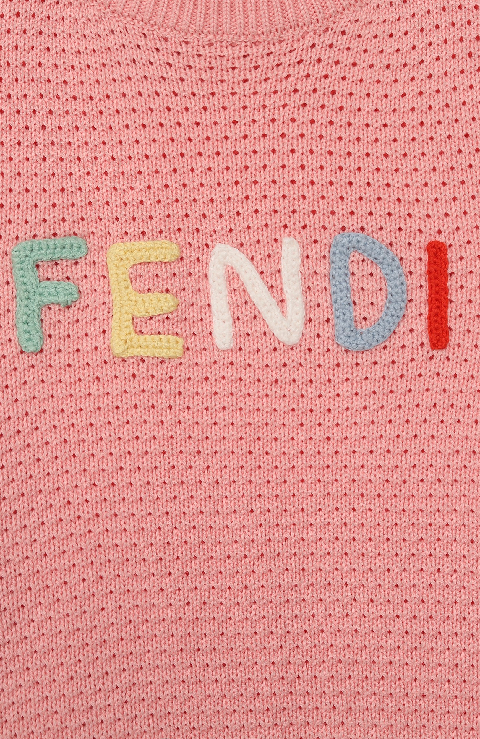 Хлопковый свитер FENDI, арт. JUG212/AVWW, фото 3