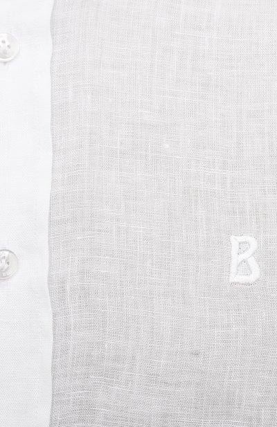 Льняная рубашка BOGNER белого цвета по цене 21800 руб., арт. 58712973, фото 5 Льняная рубашка BOGNER, арт. 58712973, фото 5