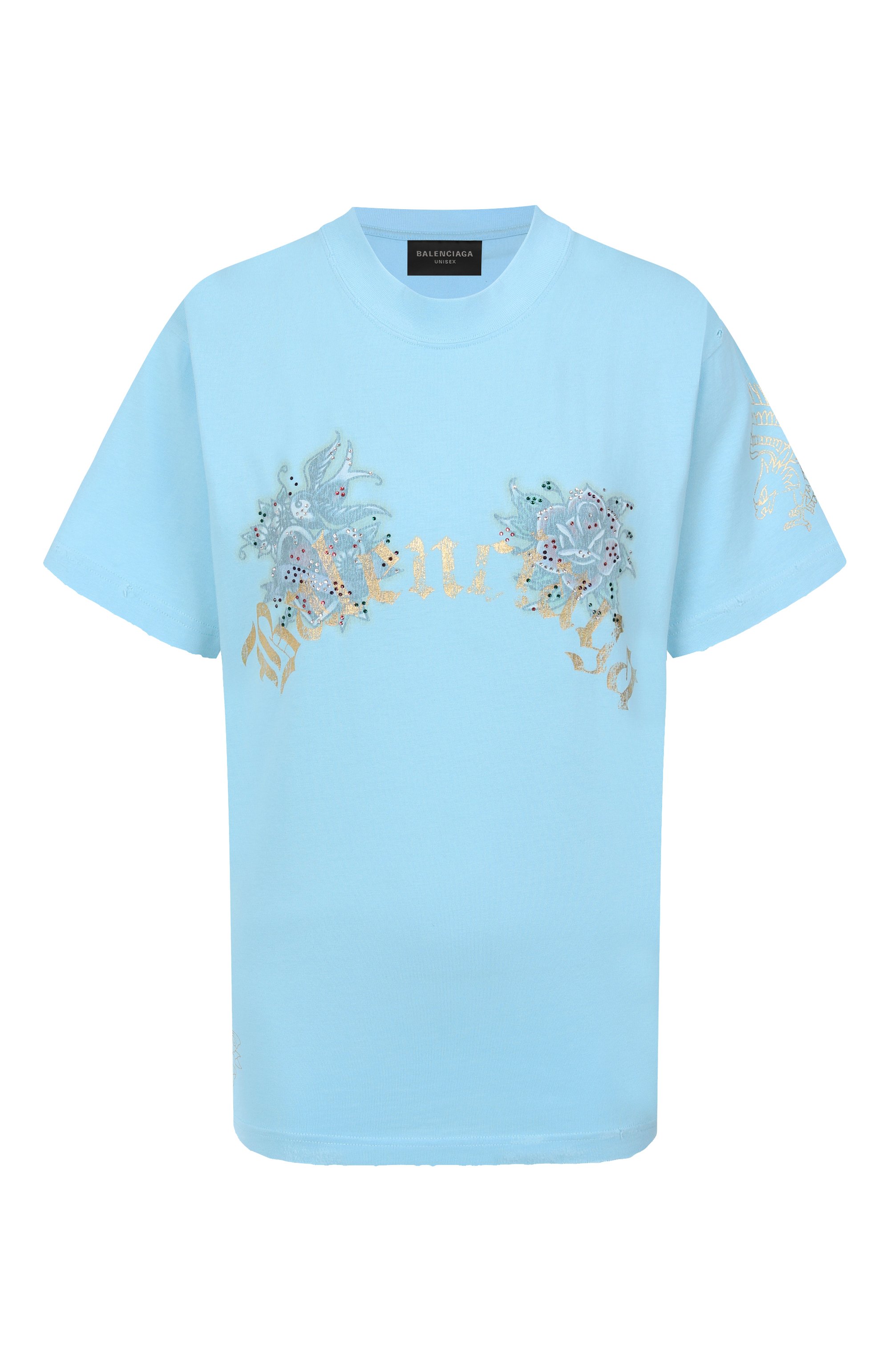 Хлопковая футболка BALENCIAGA, арт. 809122/TRVZ2, �фото 1