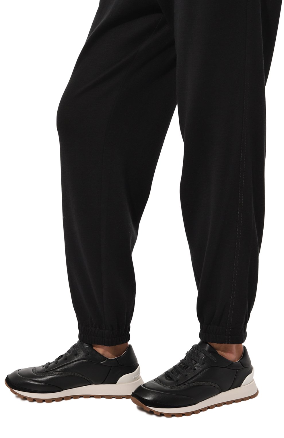 Кожаные кроссовки BRUNELLO CUCINELLI, арт. MZSKG2781P, фото 3