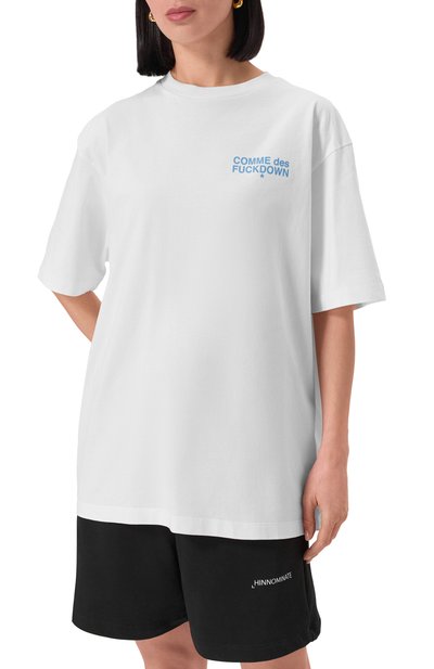 Хлопковая футболка COMME DES FUCKDOWN, арт. CFABW01317, фото 3