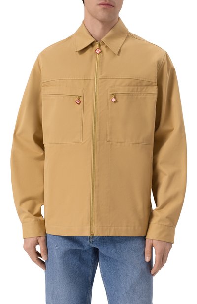 Хлопковая куртка-рубашка CASABLANCA, арт. MS25-JK-341-01, фото 3