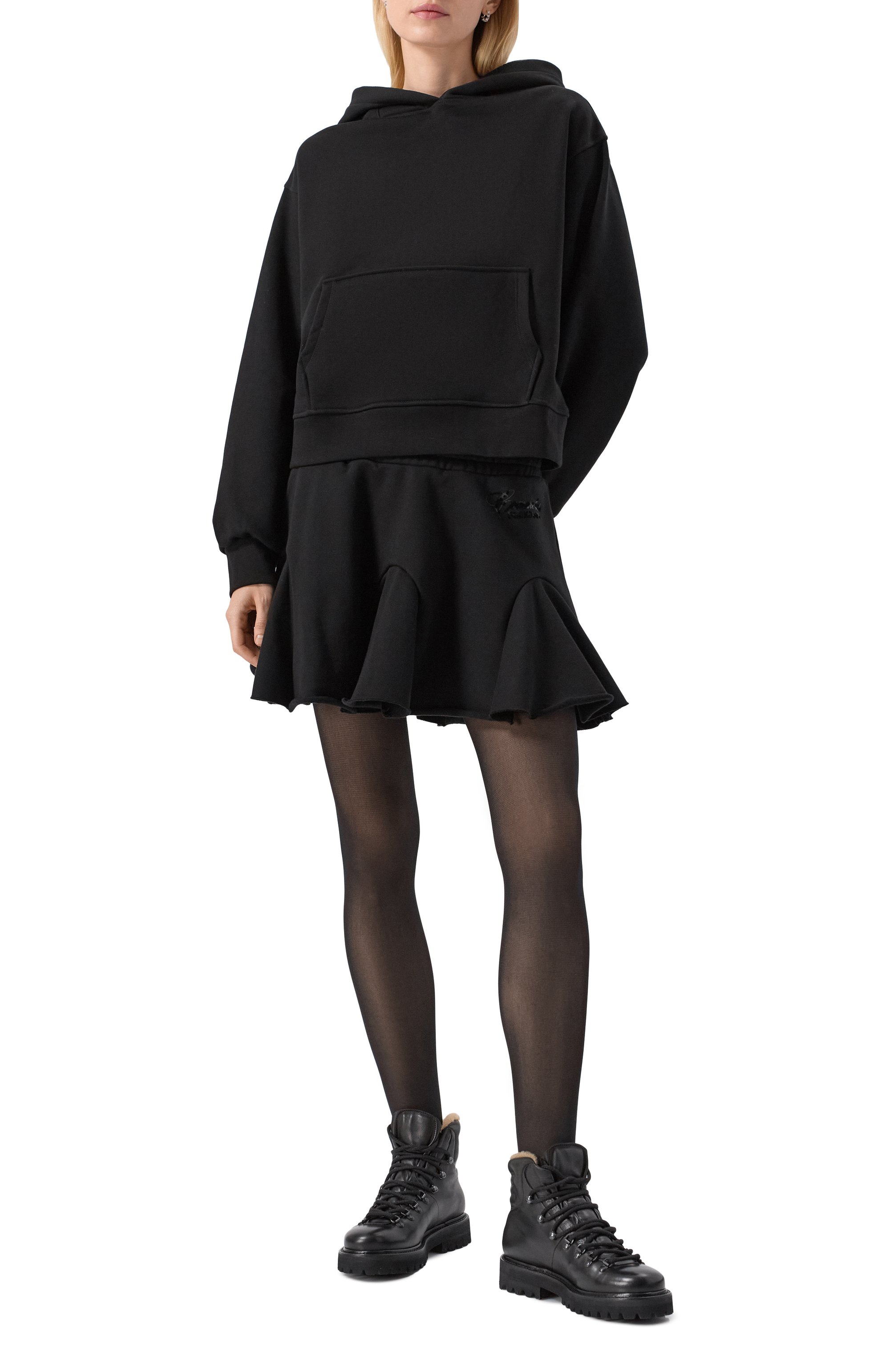 Хлопковая юбка COMME DES FUCKDOWN, арт. CFABW01394, фото 2