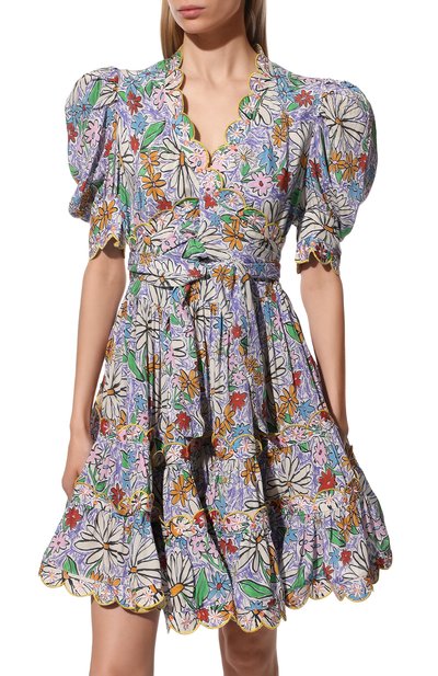 Платье из вискозы CELIAB сиреневого цвета по цене 46300 руб., арт. SS22-CB-D15-B, фото 3 Платье из вискозы CELIAB, арт. SS22-CB-D15-B, фото 3