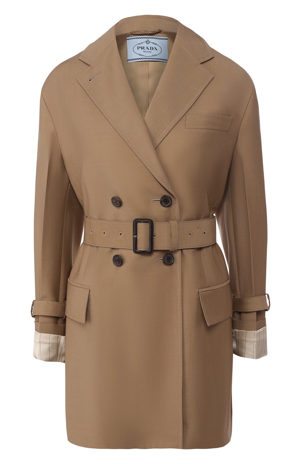 Шерстяной жакет PRADA бежевого цвета по цене 255000 руб., арт. P659MH-G54-F0065, фото 1 Шерстяной жакет PRADA, арт. P659MH-G54-F0065, фото 1