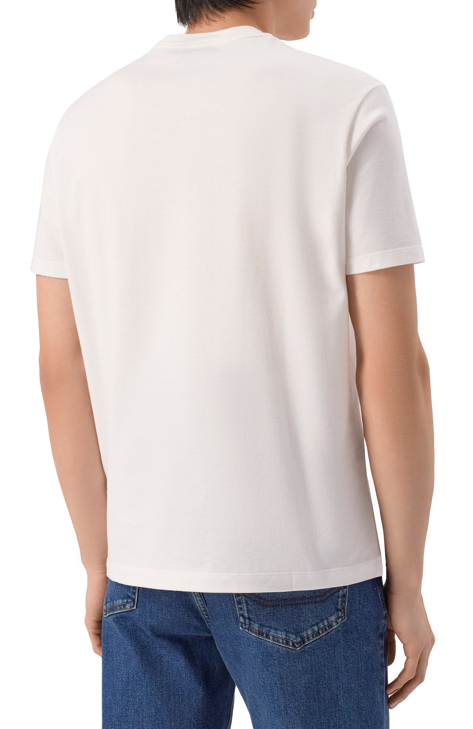 Хлопковая футболка PAUL&SHARK, арт. 26411048_001, фото 4