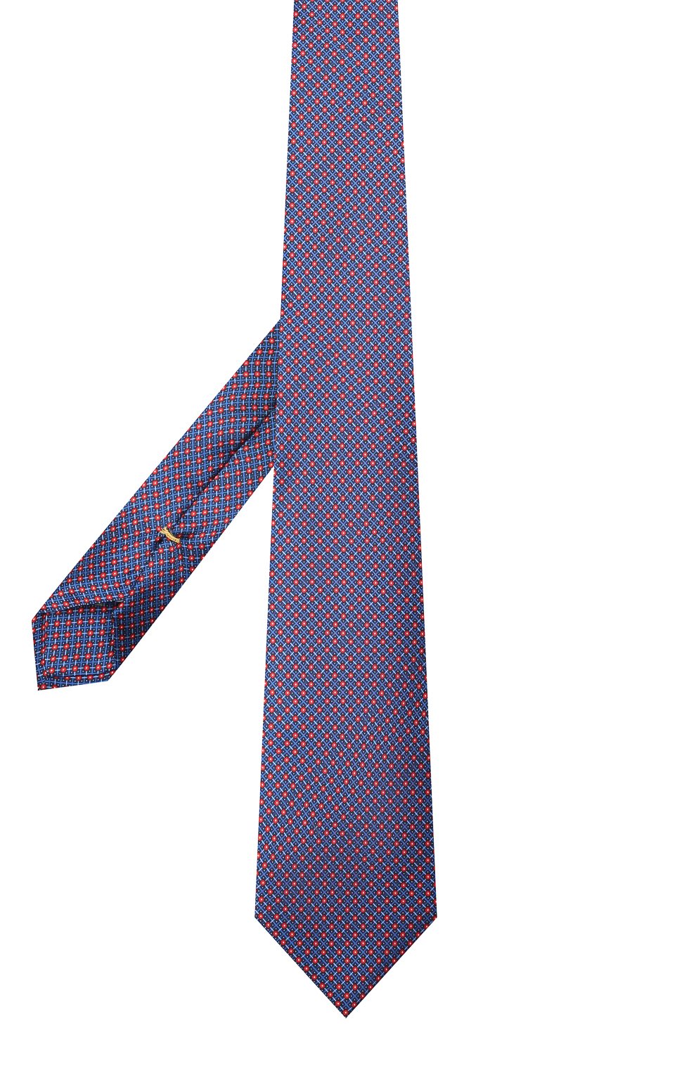 Шелковый галстук CANALI синего цвета по цене 12600 руб., арт. 18/HS03350, фото 2 Шелковый галстук CANALI, арт. 18/HS03350, фото 2