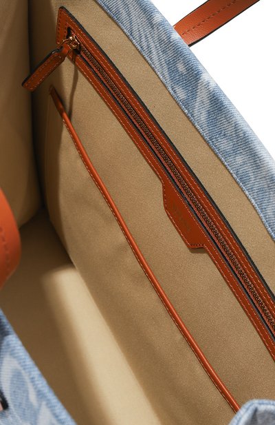 Сумка-тоут VERSACE голубого цвета по цене 216500 руб., арт. 1008913/1A07899, фото 5 Сумка-тоут VERSACE, арт. 1008913/1A07899, фото 5