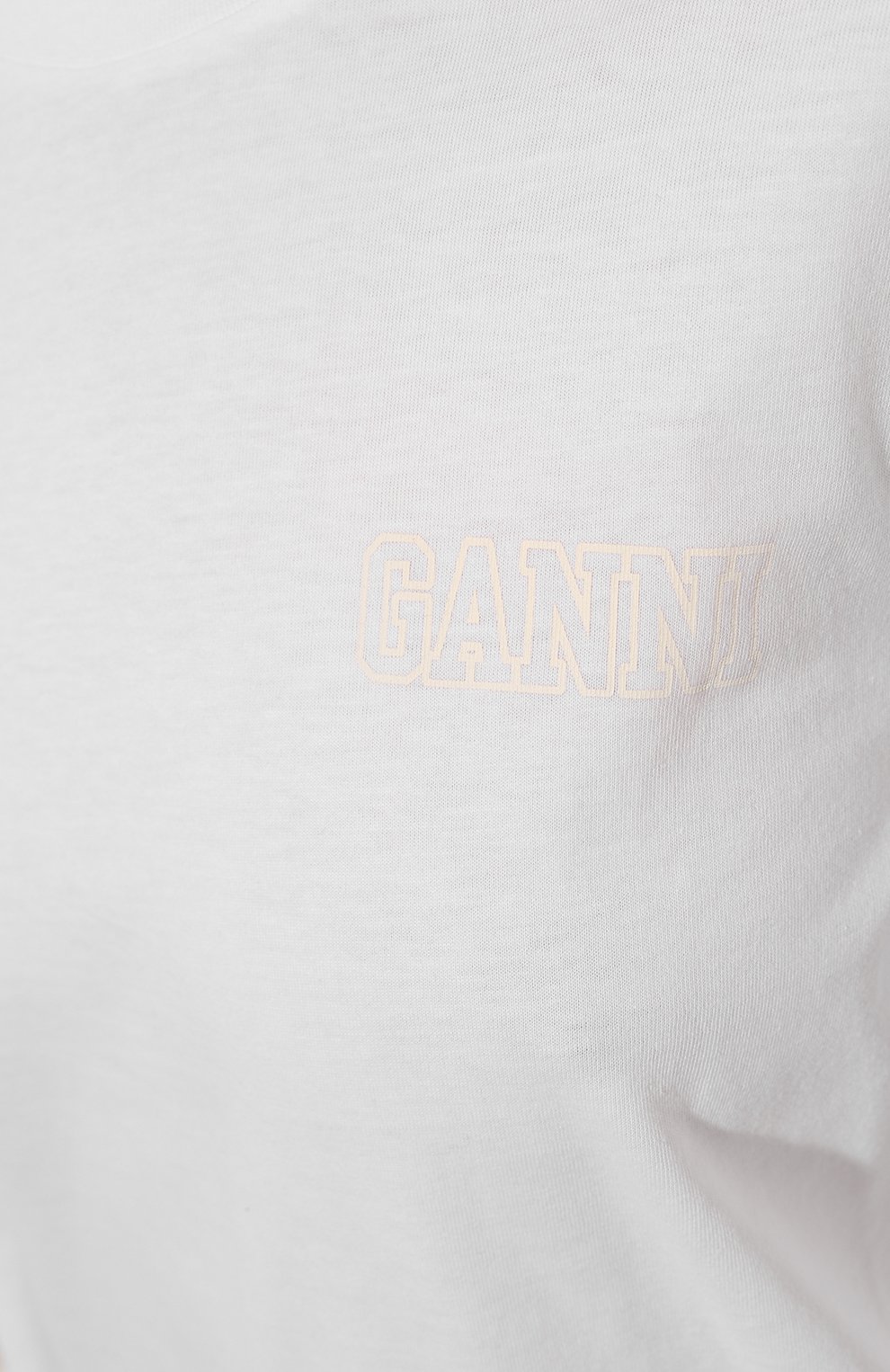 Хлопковый лонгслив GANNI, арт. T3203, фото 5