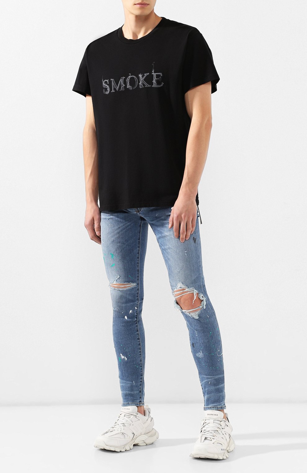 Хлопковая футболка AMIRI, арт. F9M03112CJ, фото 2