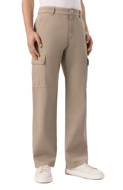 Хлопковые брюки-карго BURBERRY, арт. 8101266, фото 3