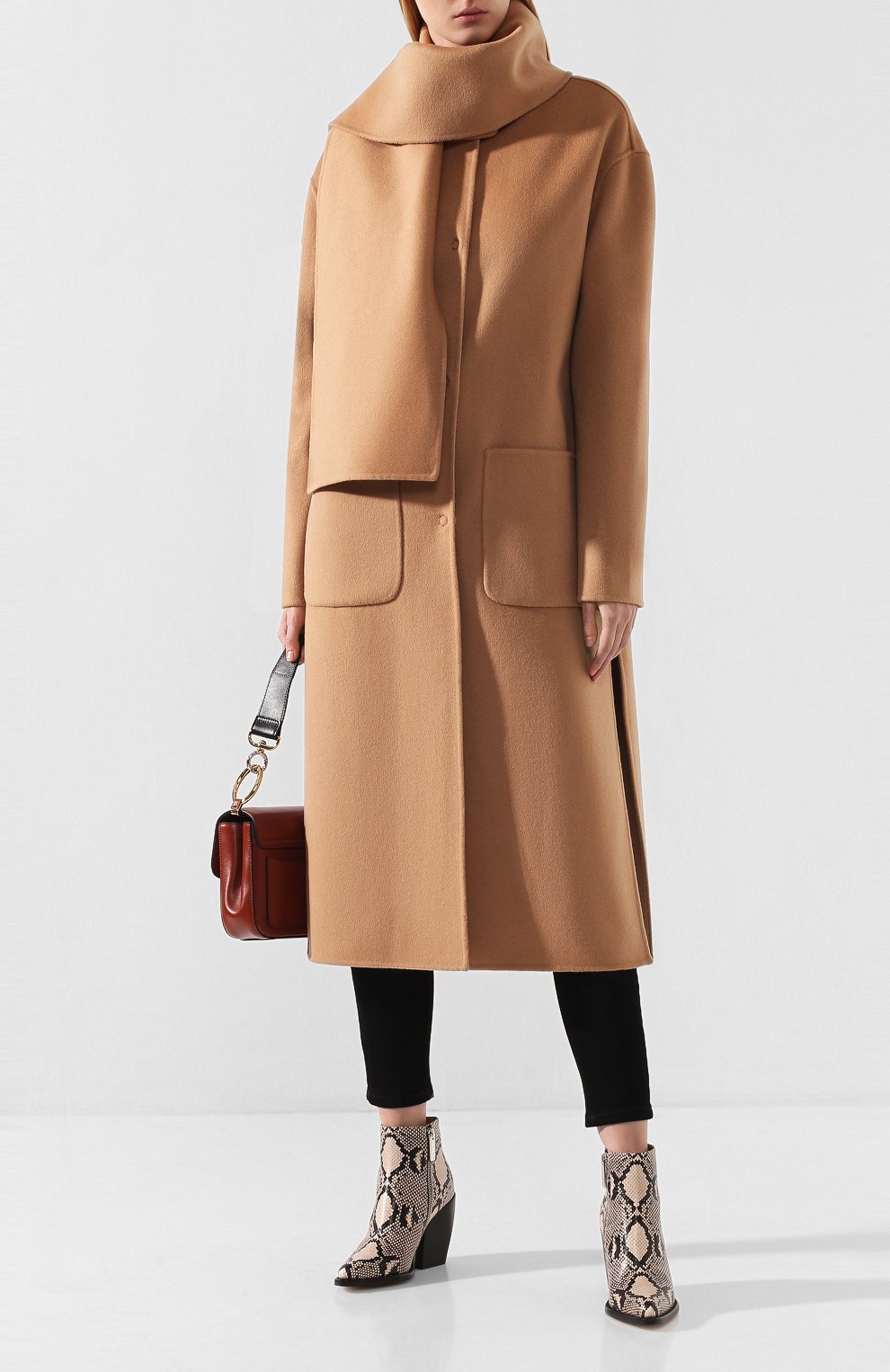 Шерстяное пальто ERMANNO ERMANNO SCERVINO бежевого цвета по цене 85000 руб., арт. 45T CP02 VIN, фото 2 Шерстяное пальто ERMANNO ERMANNO SCERVINO, арт. 45T CP02 VIN, фото 2