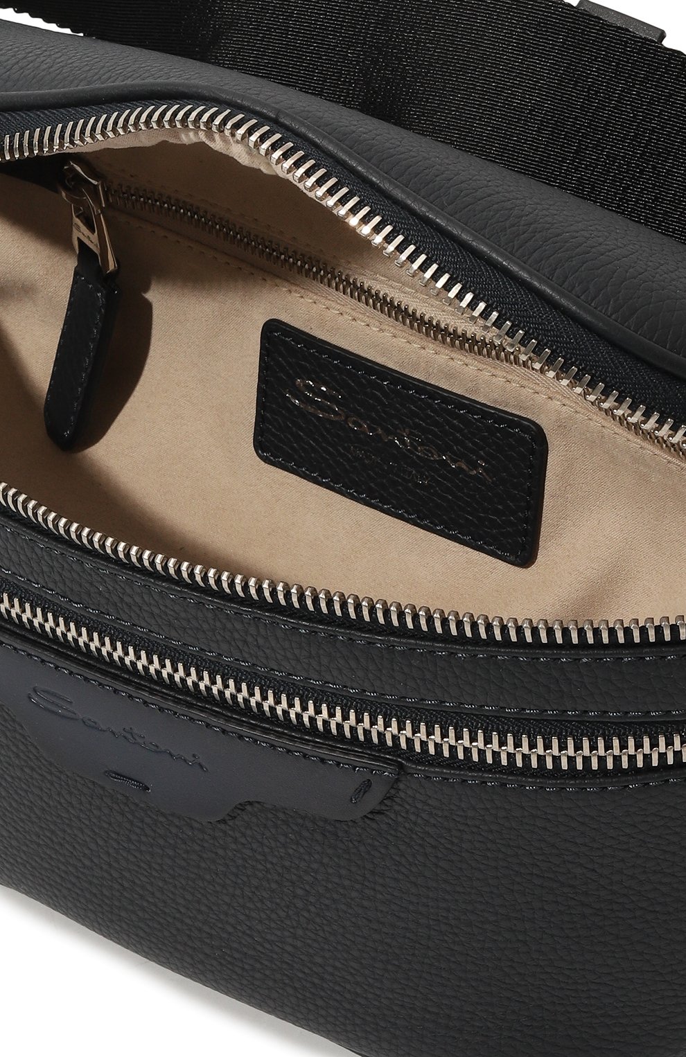 Кожаная поясная сумка SANTONI, арт. UIBBA2365EN-A2IBZ29, фото 5